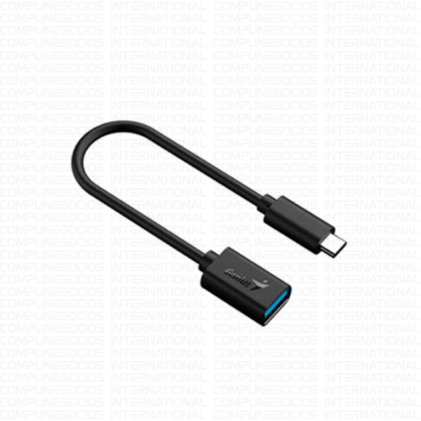 Z ADAPTADOR GENIUS ACC-C2AC USB-C A USB-A 21CM BLACK (PN: 32590003400)