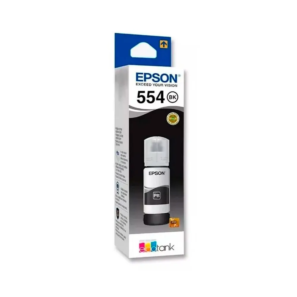 TINTA EPSON T554120-AL (554) NEGRO 70ML - Imagen 2