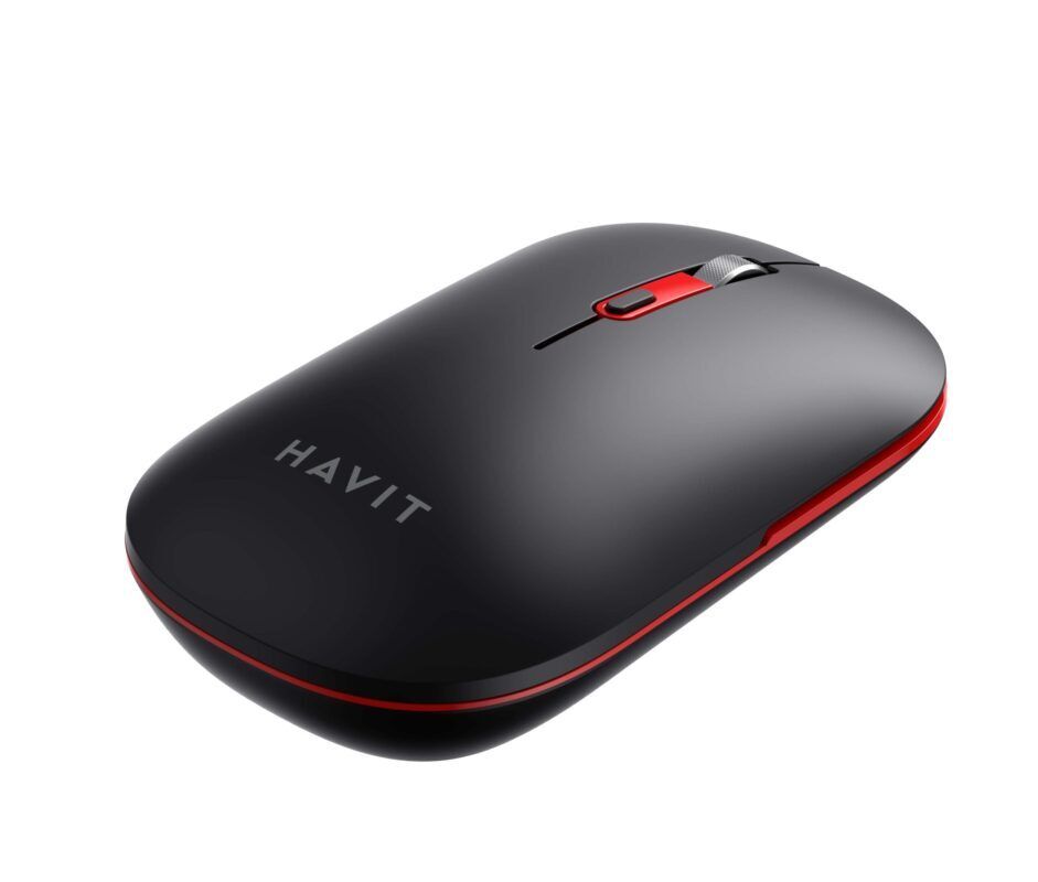 MOUSE HALION HAVIT MS60WB INALAMBRICO NEGRO 3200DPI - Imagen 2