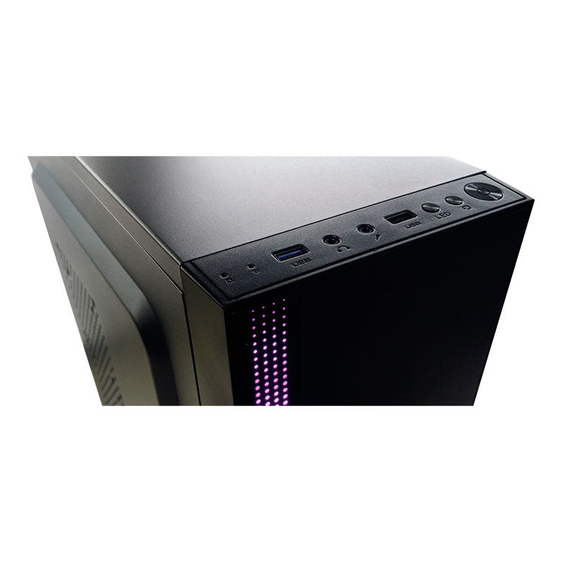CASE TEROS TE1075N MID TOWER ATX 250W USB 3.0 / 2.0 AUDIO NEGRO - Imagen 2