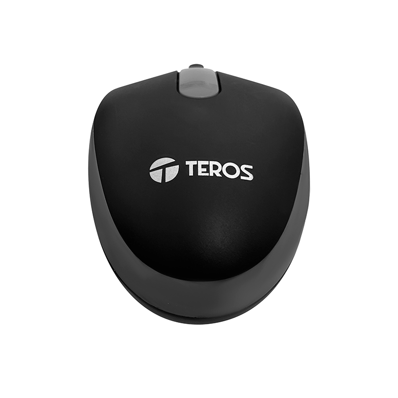 MOUSE ÓPTICO TEROS TE-1220S 1000DPI USB 3 BOTONES NEGRO - Imagen 4