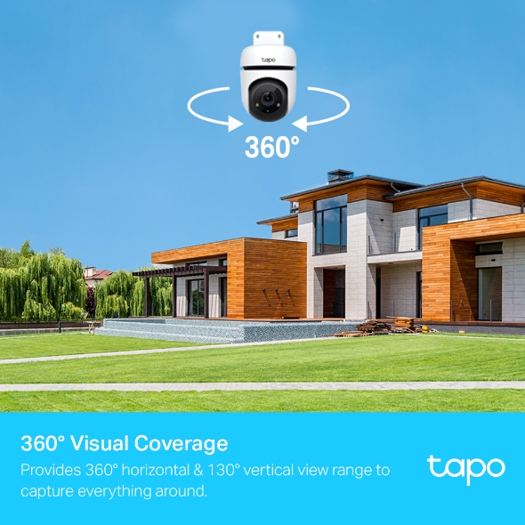 CAMARA DE SEGURIDAD TP-LINK TAPO C500 PARA EXTERIOR CON ROTACION 360° - Imagen 4