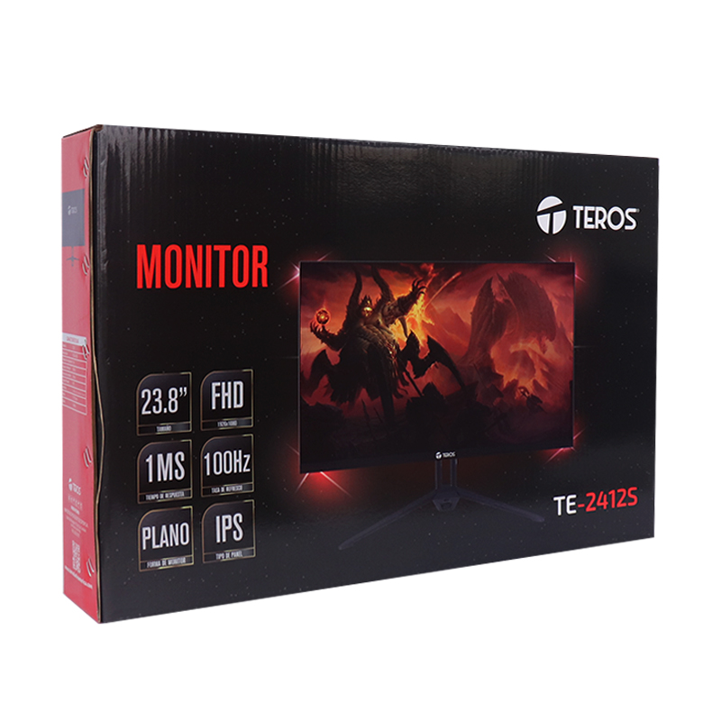 MONITOR FLAT TEROS TE-2412S FULL HD 23.8" IPS 1920X1080 HDMI VGA SPEAKER - Imagen 4