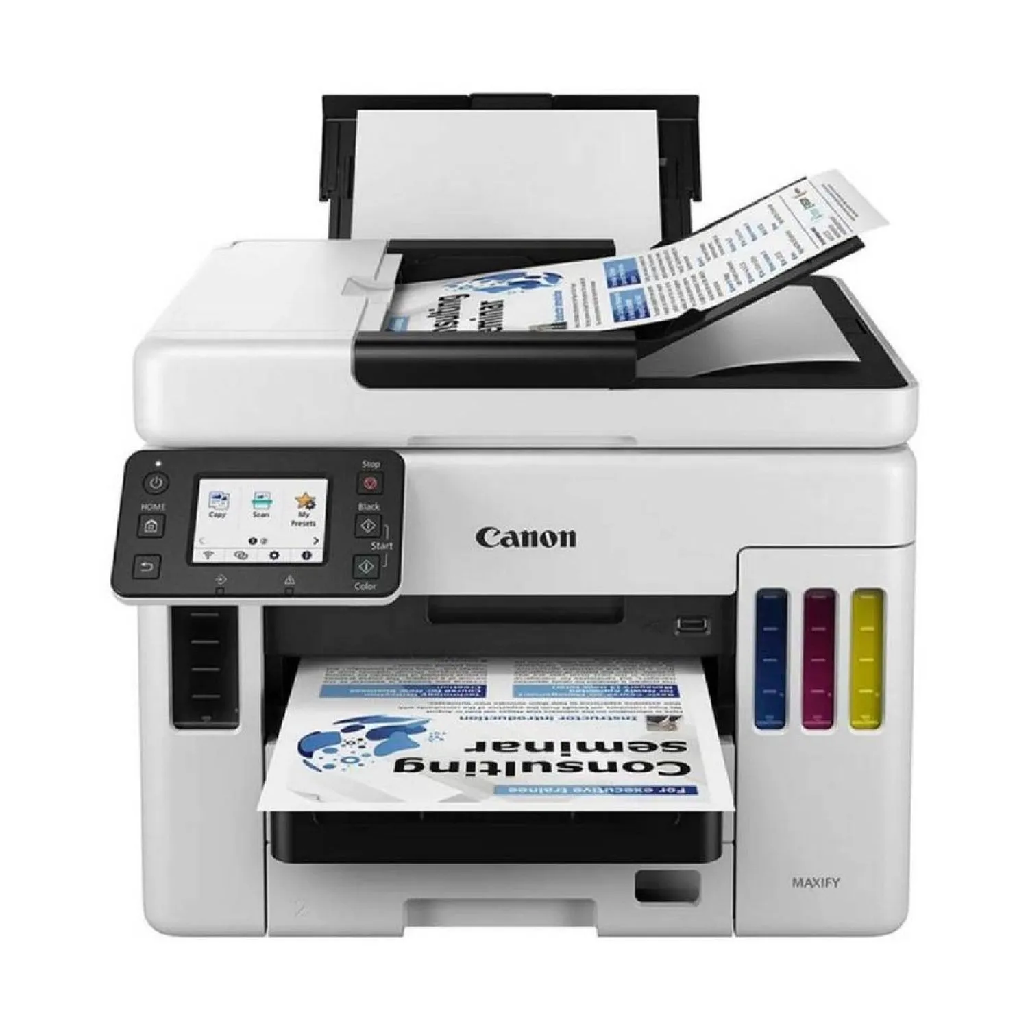 IMPRESORA MULTIFUNCIONAL CANON MAXIFY GX7010 WIFI RED ADF - Imagen 5