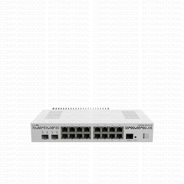 CLOUD CORE ROUTER MIKROTIK CCR2004-16G-2S+PC CON 16 PUERTOS GIGABIT ETHERNET 2 SFP
