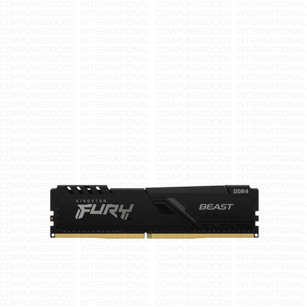MEMORIA KINGSTON FURY BEAST 16GB DDR4 3200 MHZ PC4-25600 DIMM (PN: KF432C16BB/16)