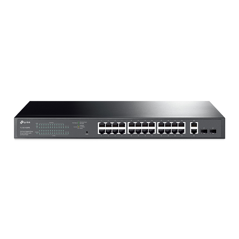 SWITCH TP-LINK (TL-SG1428PE) EASY SMART GIGABIT DE 28 PUERTOS CON POE + DE 24 PUERTOS - Imagen 2