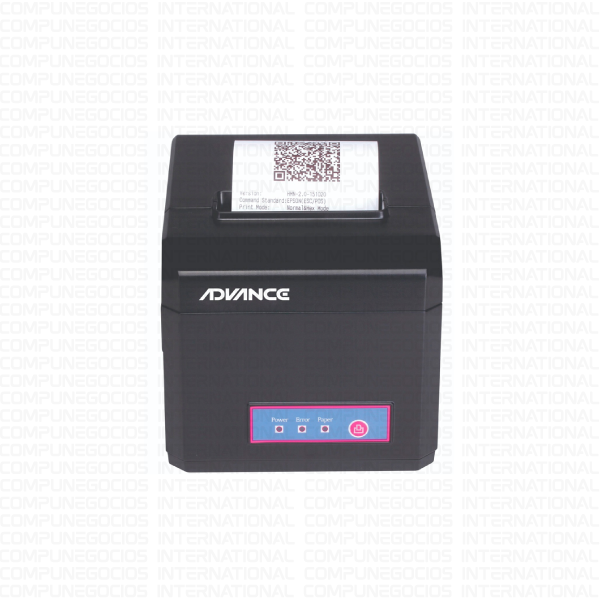 IMPRESORA TERMICA ADVANCE ADV-8010N VELOCIDAD DE IMPRESION 300 MM/SEG USB LAN