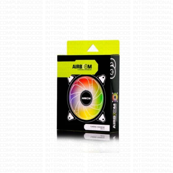 COOLER AIRBOOM TURBINE RAINBOW AB125 PARA CASE GAMER