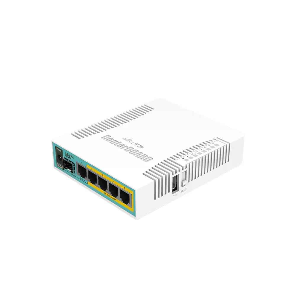ROUTER MIKROTIK RB960PGS CON 5 PUERTOS GIGABIT 4 PUERTOS POE PASIVO 1 PUERTO SFP - Imagen 3