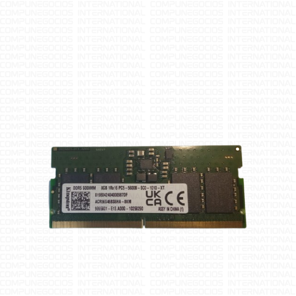 MEMORIA RAM KINGSTON 8GB DDR5 SODIMM 5600 ACR56S46BS6HA-8KM