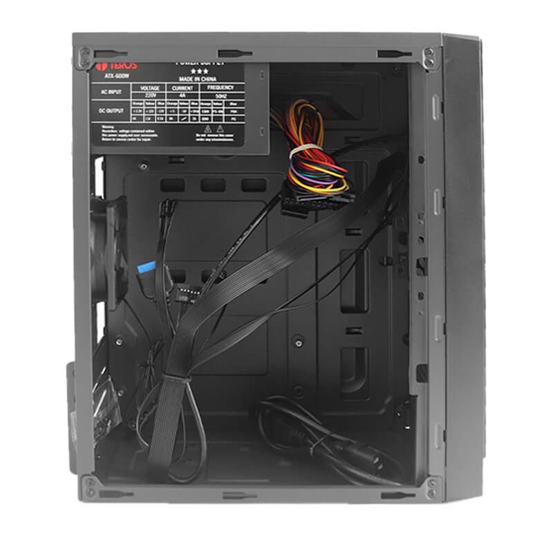 CASE TEROS MICRO ATX TE1025N 600W USB 3.0 - Imagen 2