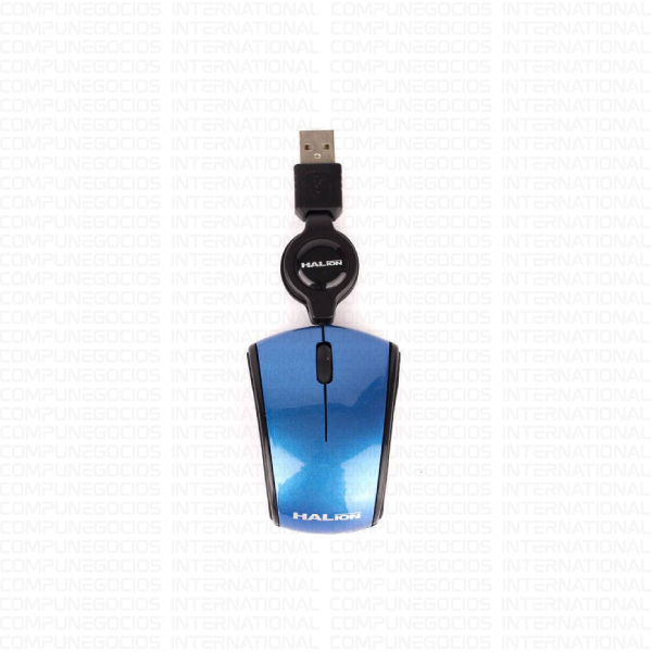 MOUSE HALION AVENGER MINI HA-M480 RETRACTIL AZUL