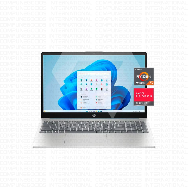 LAPTOP HP RYZEN 5 7520U 15-FC0071LA 8GB RAM 512GB SSD 15.6 FHD (PN: A14MXLA#ABM)