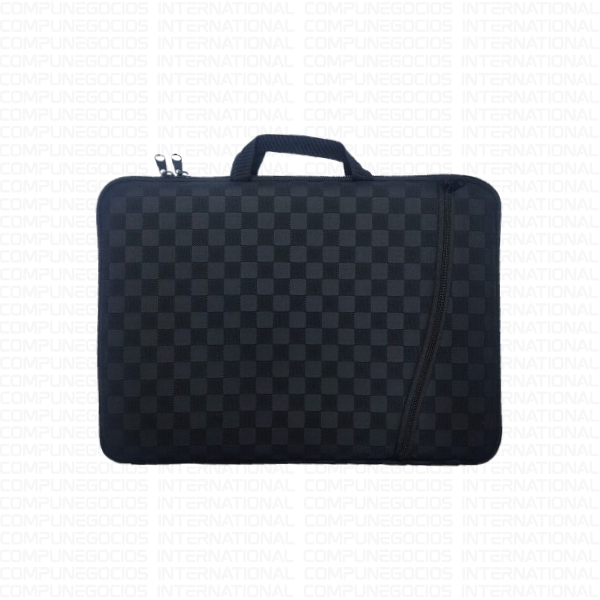FUNDA PARA LAPTOP CUERINA CON TEXTURA COLOR NEGRO 15.6