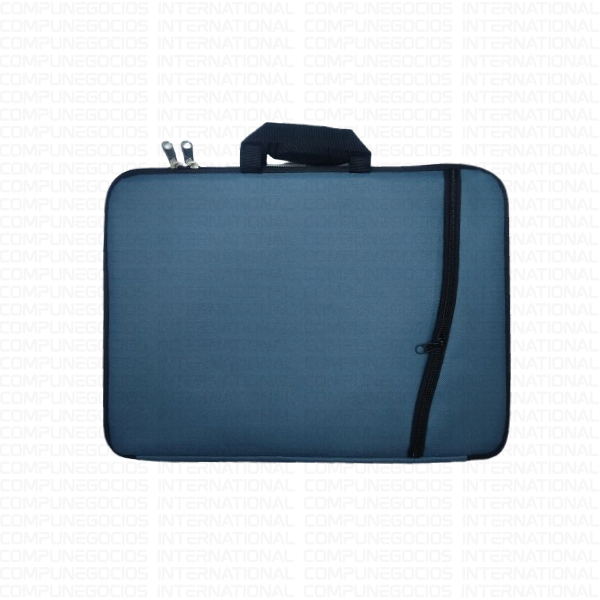 FUNDA PARA LAPTOP LONA COLOR AZUL PASTEL 15.6