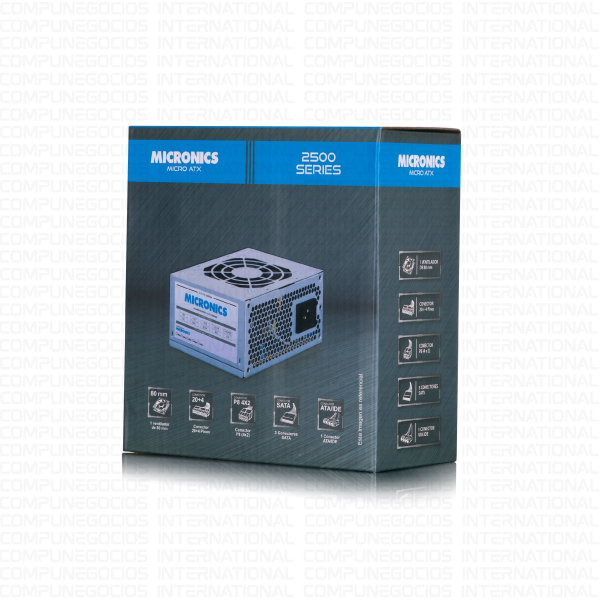 FUENTE DE PODER MICRONICS MICRO ATX SX 250W/650W
