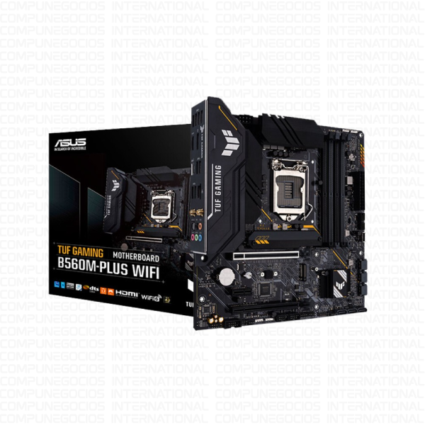 PLACA MADRE ASUS TUF GAMING B560M-PLUS WIFI LGA 1200 (PN: 90MB1770-M0EAY0)
