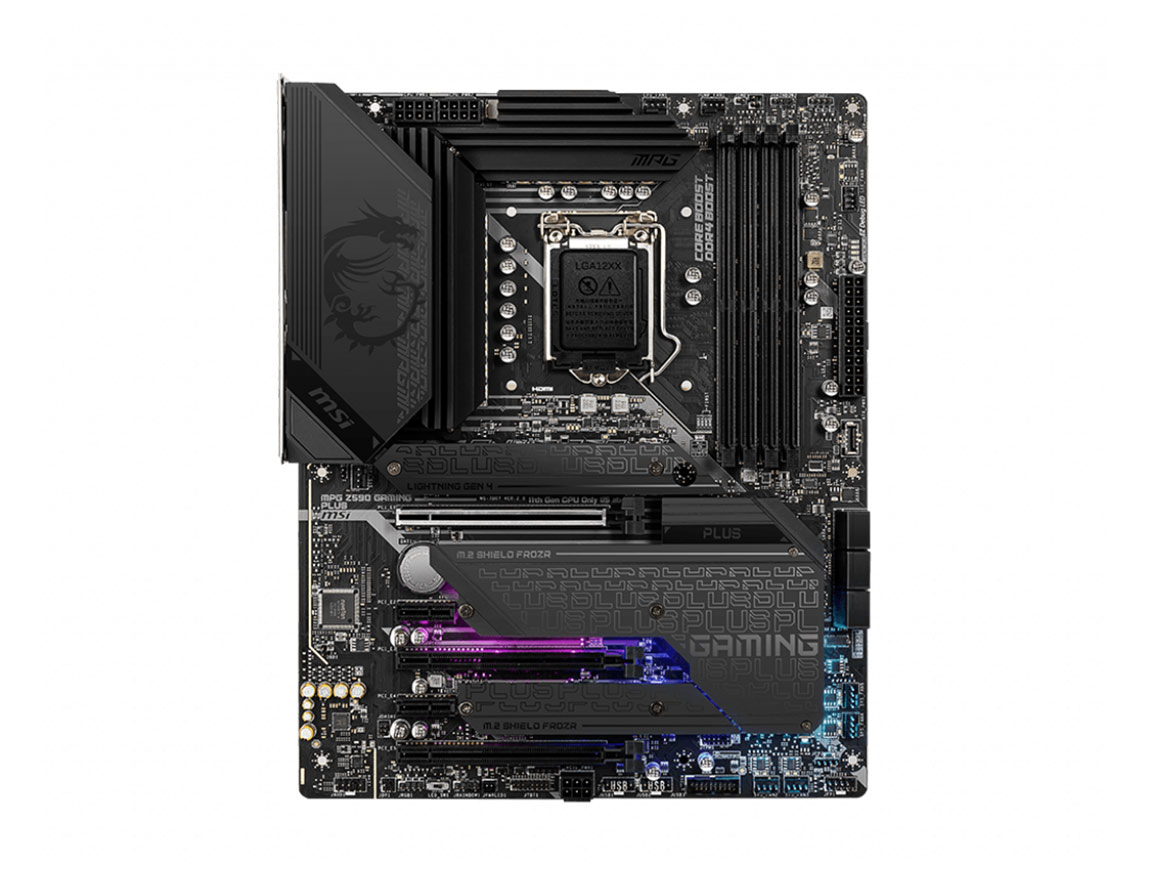 PLACA MADRE MSI MPG Z590 GAMING PLUS LGA 1200 D4 LED - RGB - Imagen 3