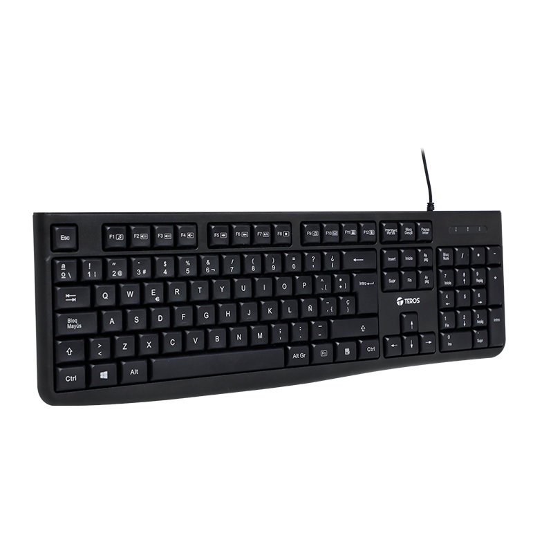 TECLADO MULTIMEDIA TEROS TE-4067S USB 2.0 NEGRO - Imagen 2