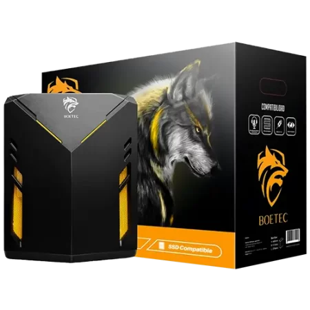 CASE BOETEC G-LUPPO RGB SIN FUENTE VIDRIO TEMPLADO - Imagen 2