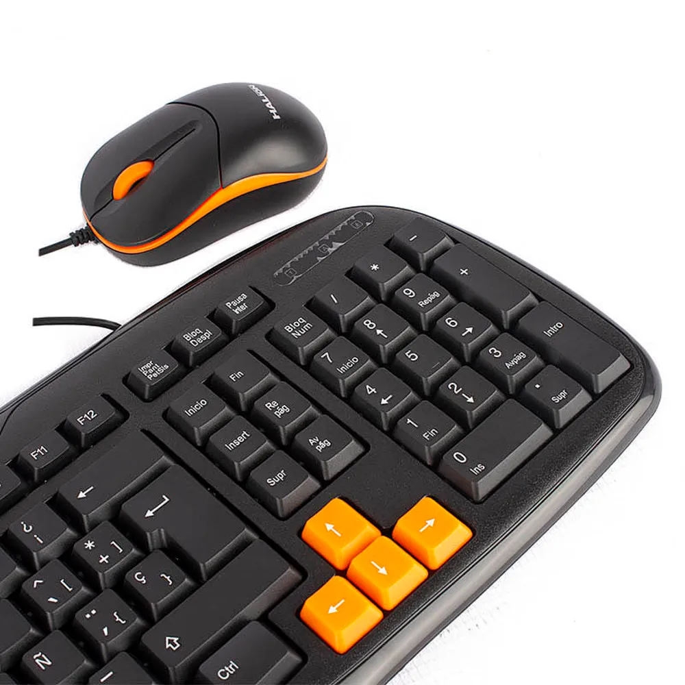 KIT TECLADO + MOUSE HALION HA-K233C ESCRITORIO USB - Imagen 2