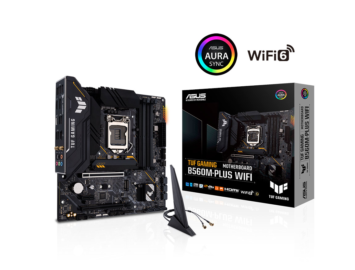 PLACA MADRE ASUS TUF GAMING B560M-PLUS WIFI LGA 1200 (PN: 90MB1770-M0EAY0) - Imagen 2