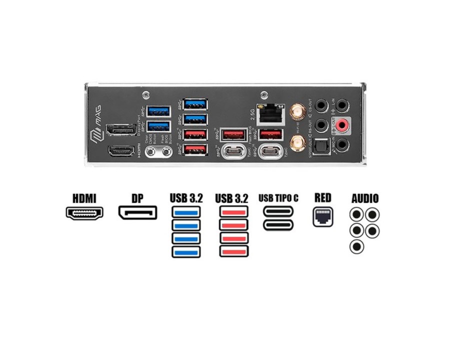 PLACA MSI MAG Z790 TOMAHAWK WIFI DDR4 LGA 1700 ATX - Imagen 3