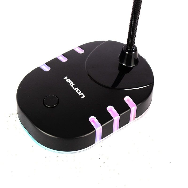 MICROFONO GAMER HALION PEDESTAL HA-TM200 RGB - Imagen 4