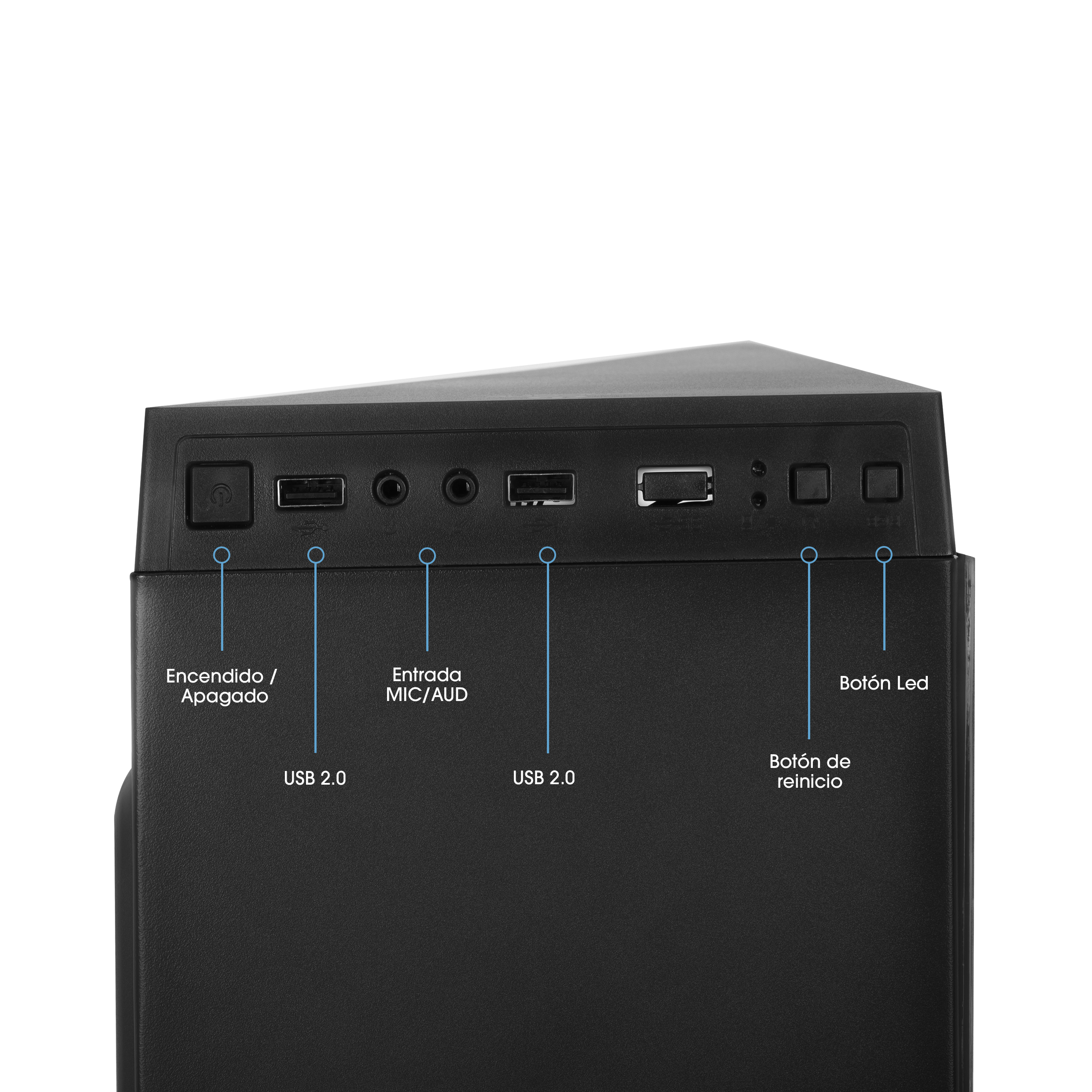 CASE ENKORE PATRIOT ENC3005 230W 8CM - Imagen 6