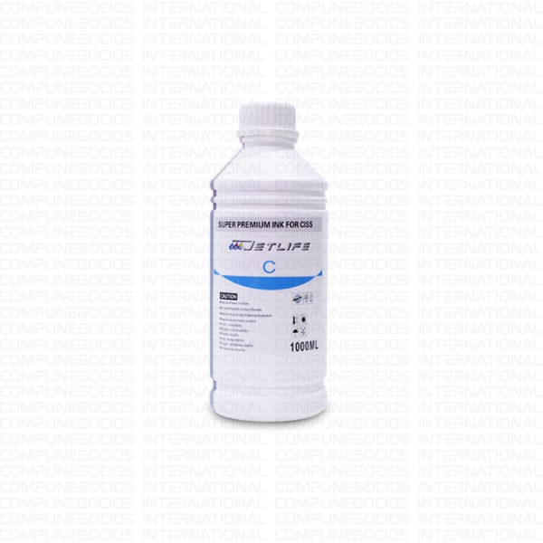 TINTA COMPATIBLE JETLIFE PREMIUM 1L CIAN