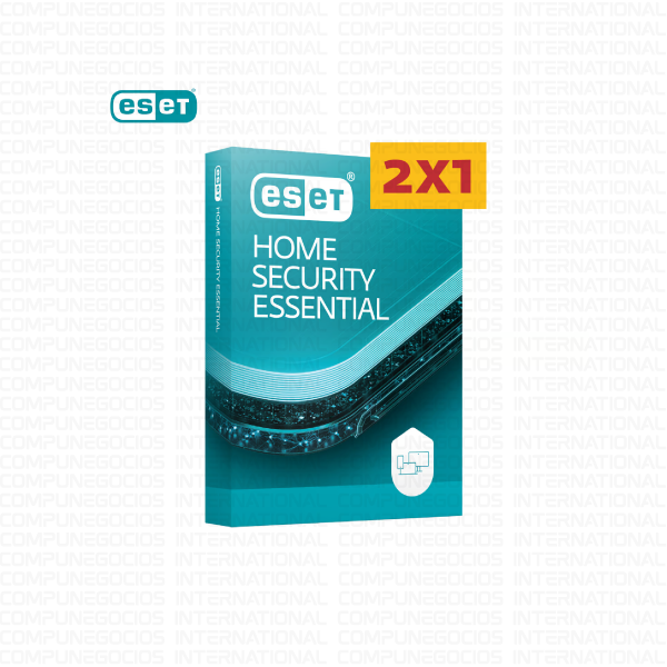 ANTIVIRUS ESET HOME SECURITY ESSENTIAL 2X1 PROTEGE 2 EQUIPOS WINDOWS MACOS ANDROID
